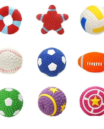 Natural-Latex Dog Fetch Football