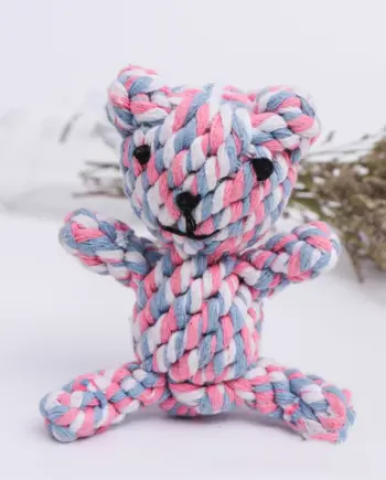 Braided Cotton-Rope Dog Chew Toy