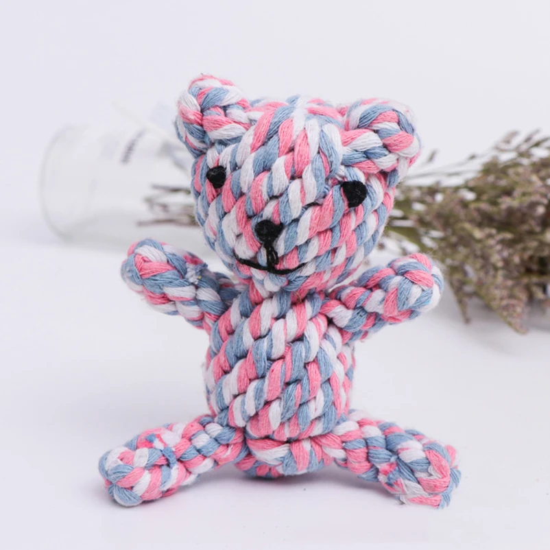 Braided Cotton-Rope Dog Chew Toy