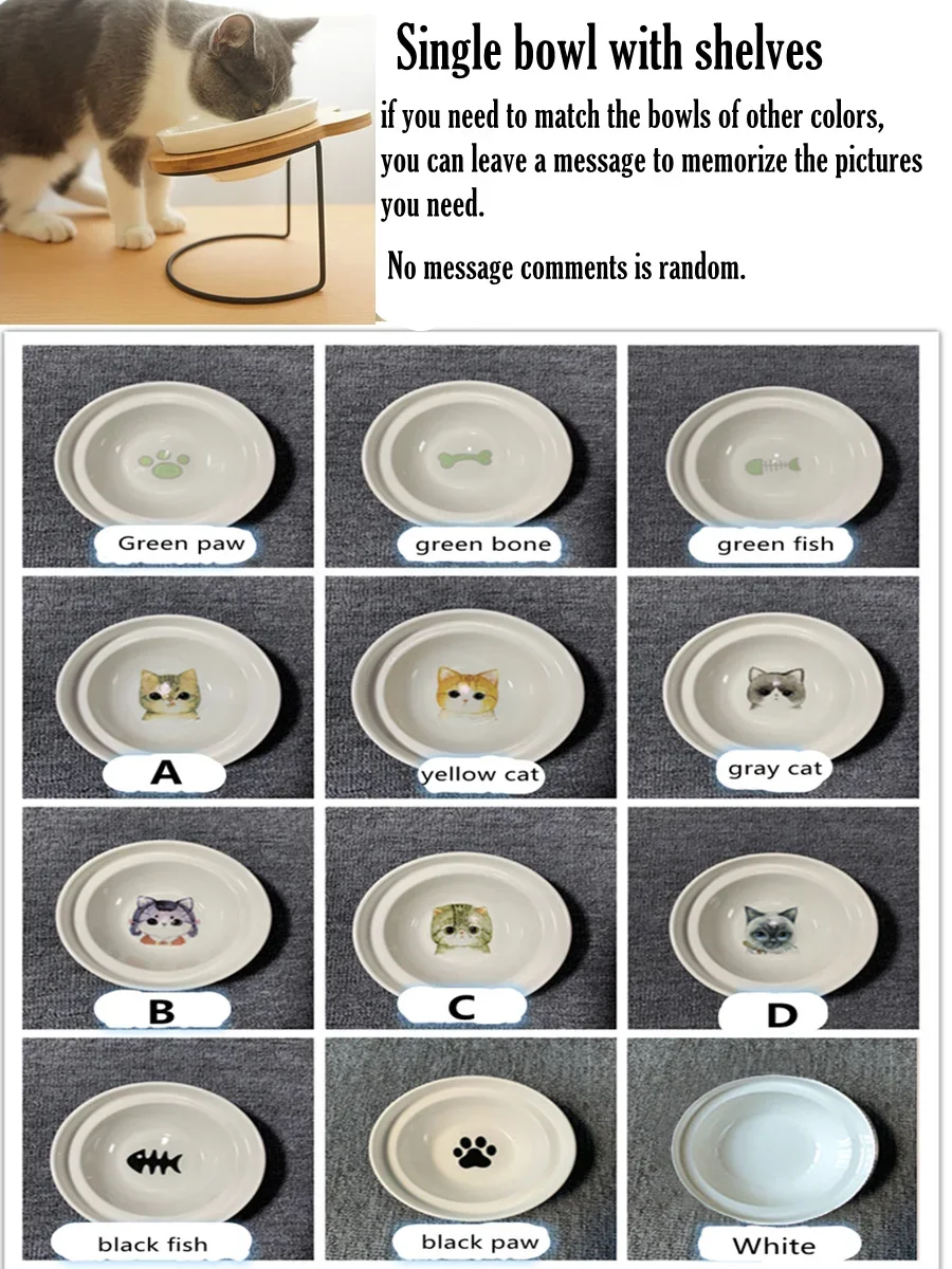 Double Ceramic Dog Bowl Set view 9