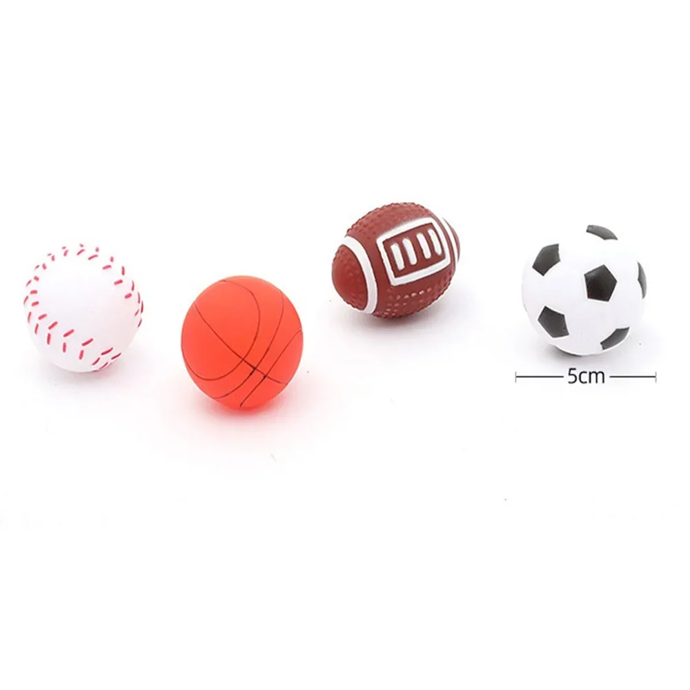 Squeaky Rugby Dog Ball — view 4