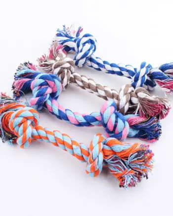 Double-Knot Cotton-Rope Dog Toy