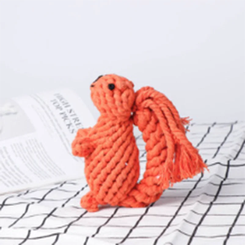 Braided Cotton-Rope Dog Chew Toy view 2