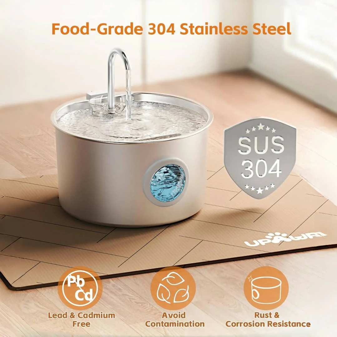 Stainless-Steel Dog Water Fountain - Image 6