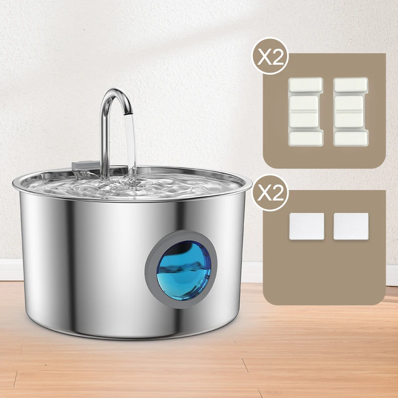 Stainless-Steel Dog Water Fountain - Image 9