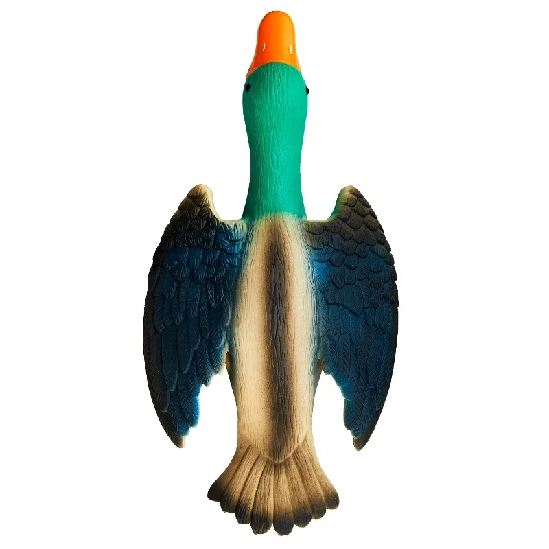 Natural-latex duck squeaker dog toy view 2