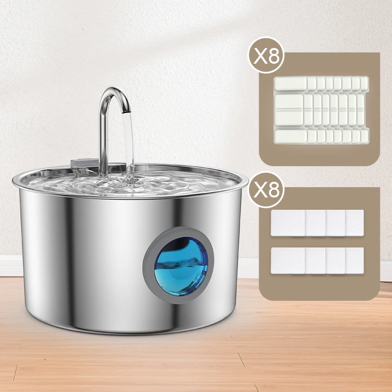 Stainless-Steel Dog Water Fountain - Image 8