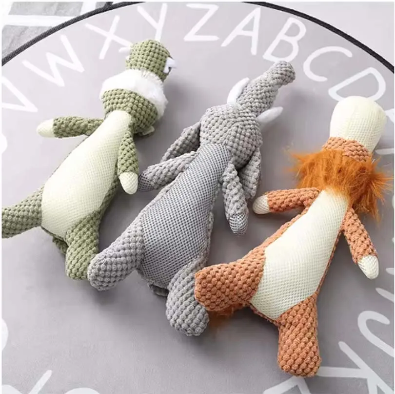 Large Plush Squeaker Dog Toy — view 3