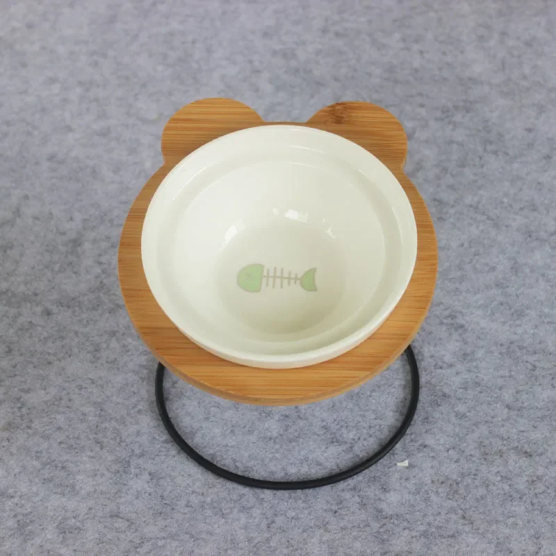 Double Ceramic Dog Bowl Set view 29