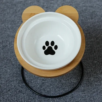 Double Ceramic Dog Bowl Set view 23