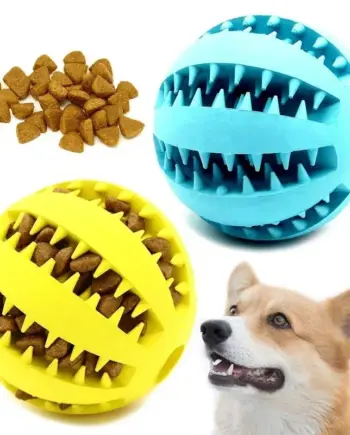 Natural-Rubber Treat Ball for Dogs