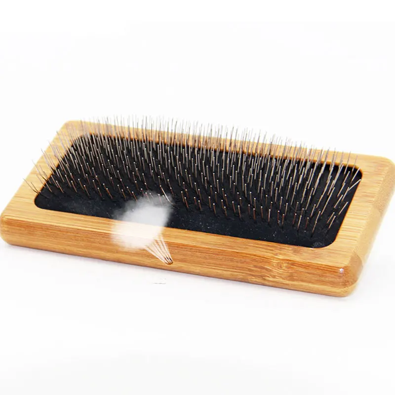 Bamboo Dog Grooming Brush view 4