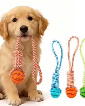 Rope-Knot Treat Ball for Dogs — view 1