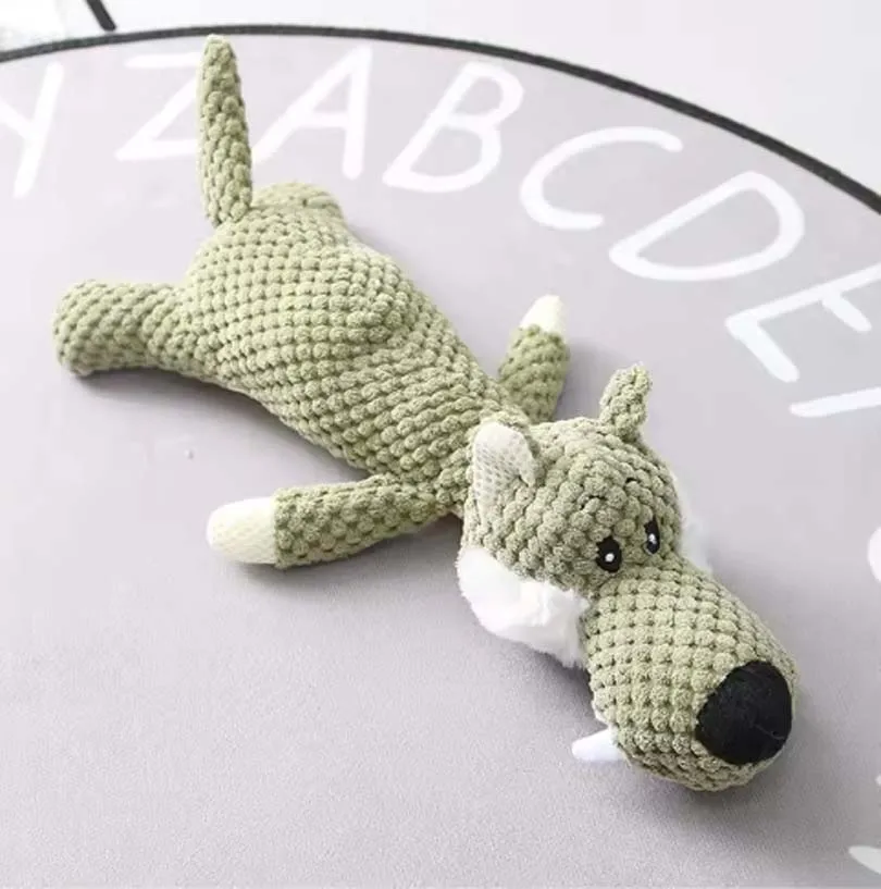 Large Plush Squeaker Dog Toy — view 4