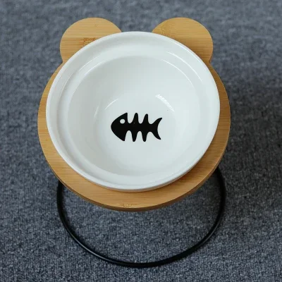 Double Ceramic Dog Bowl Set view 18