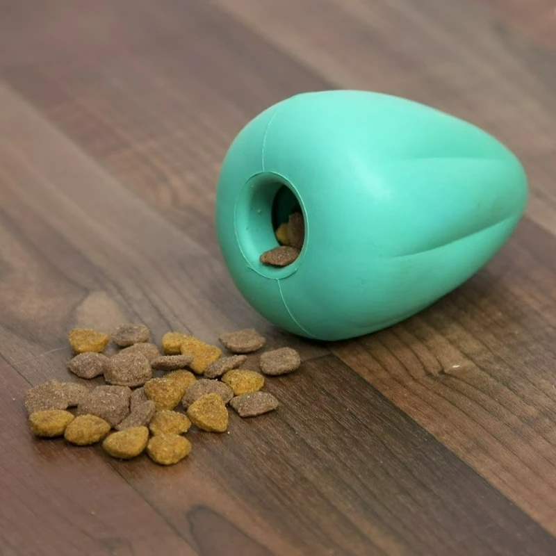 Natural-rubber treat dog toy pack of two — view 2