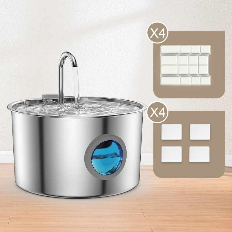 Stainless-Steel Dog Water Fountain - Image 7