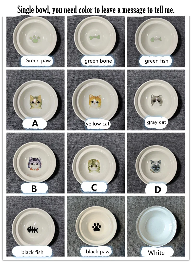 Double Ceramic Dog Bowl Set view 21