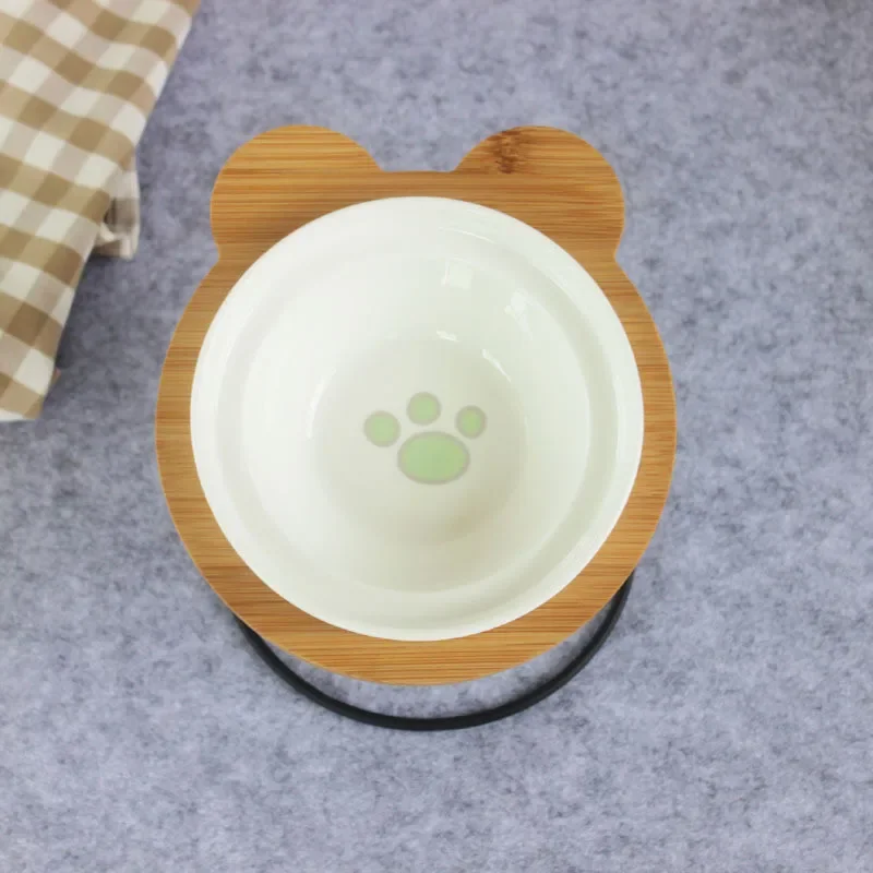 Double Ceramic Dog Bowl Set view 19