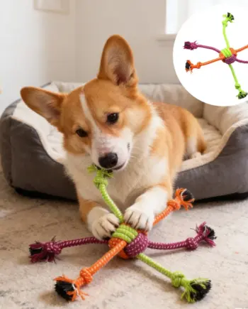 Linen Rope Tug Dog Toy