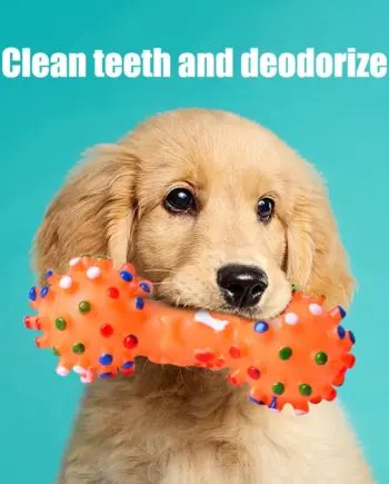 Flexible Natural-Rubber Dog Chew Toy