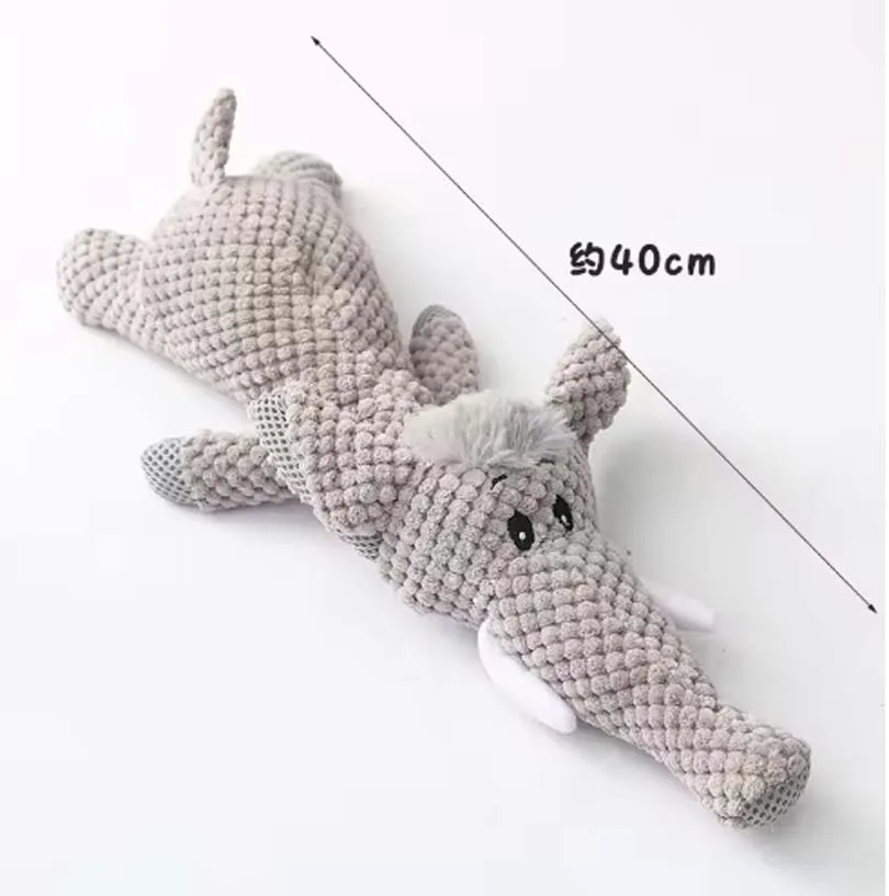 Large Plush Squeaker Dog Toy — view 6