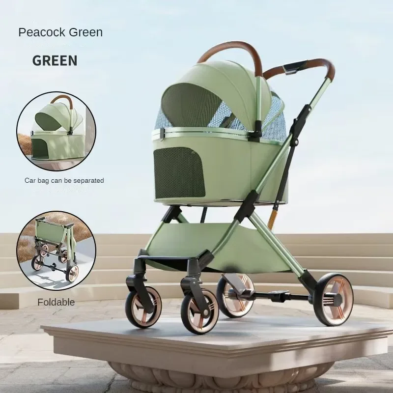 Foldable Aluminum-Frame Dog Stroller - Image 10