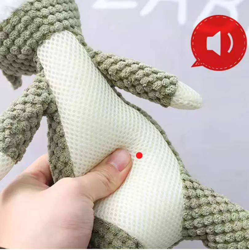 Large Plush Squeaker Dog Toy — view 2
